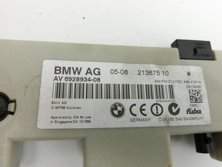 BMW 1er E82 07-11 Antennenverstärker Weiche Antenne BMW 1er E82 07-11 18.06.2008 6928934 6928934-08 AV6928934080... Bild 2