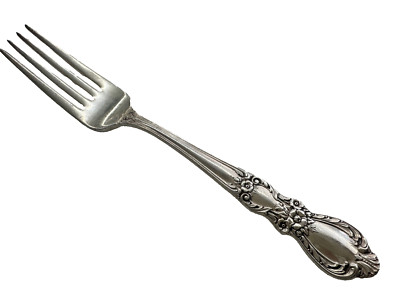 1 Small Dinner Fork Heritage International Silver IS Silverplate Rogers 7''