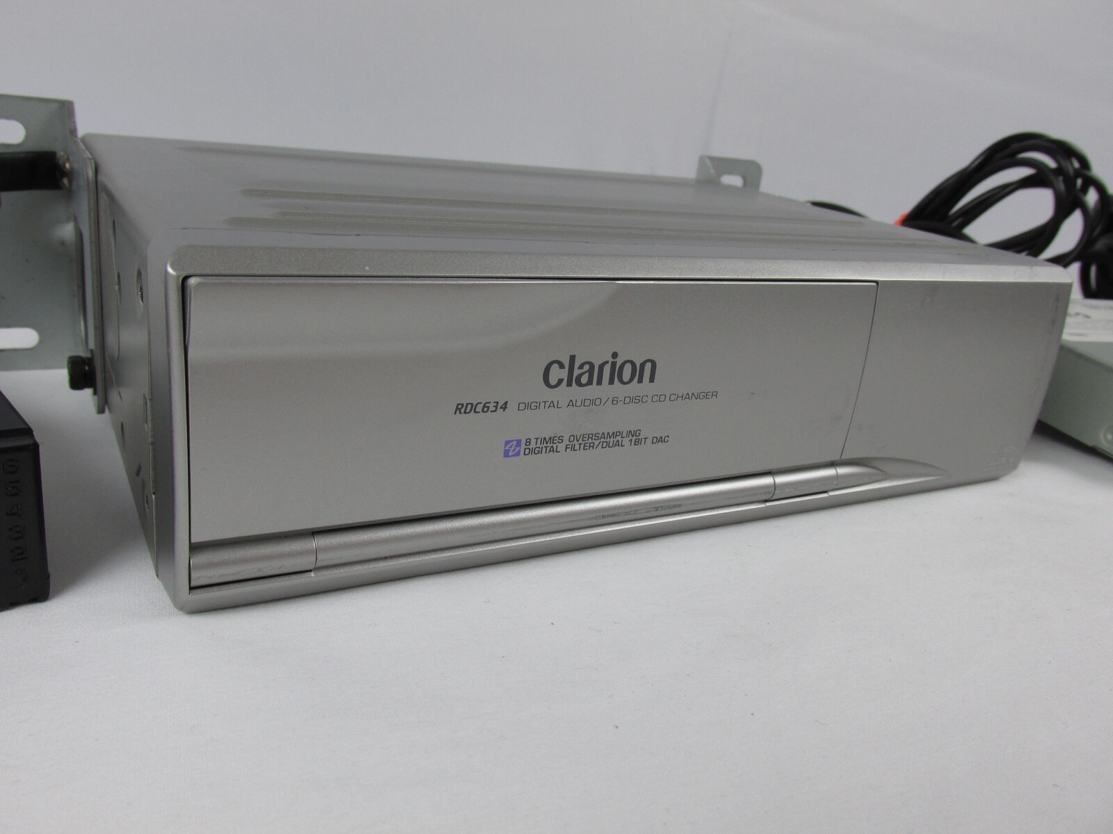 Clarion 6 Disc CD Changer Model RDC634 w/ FMC250 Changer Controller Japan Made