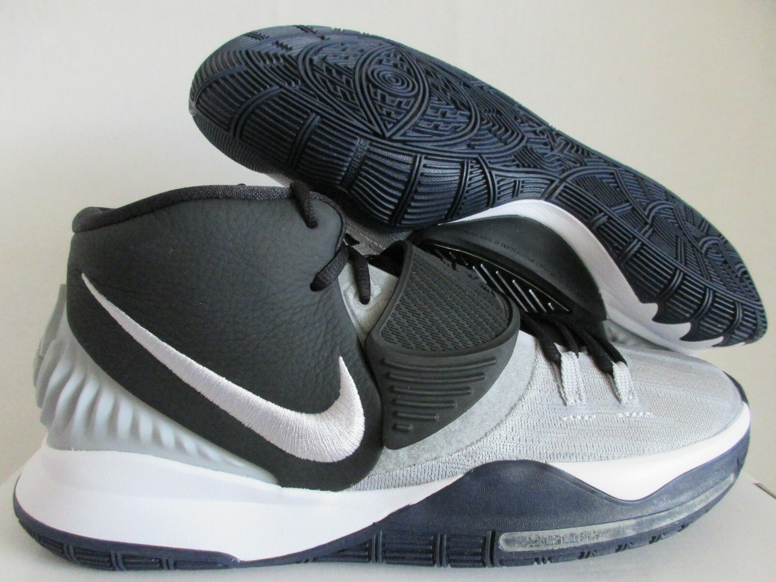 NIKE KYRIE 6 ID BLACK-GREY-WHITE-NAVY BLUE SZ 10.5 [CT1019