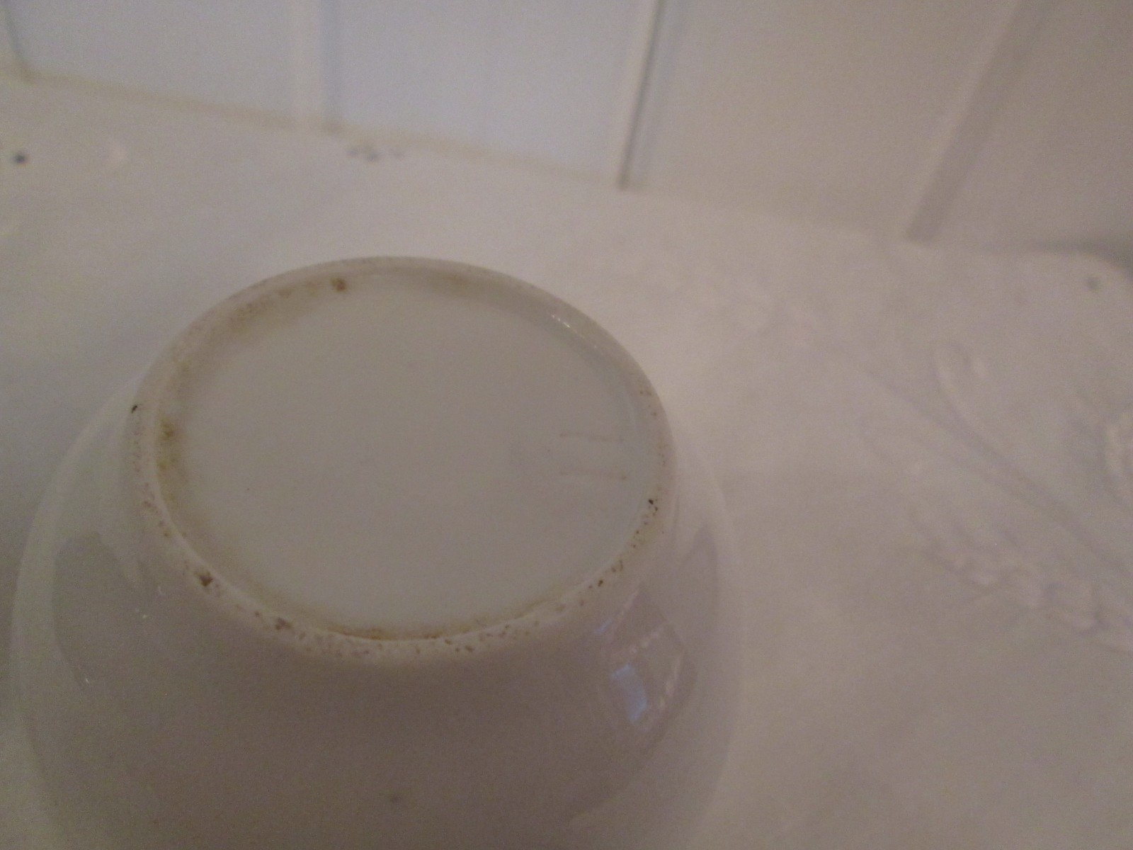 Antique Cup Mug Gift Affections Offering Gold Blue Floral Souvenir Present