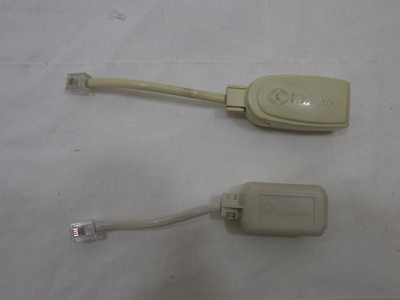 2PC Vision Single In-line DSL Noise Phone Jack Plug Cord Eliminates Interference