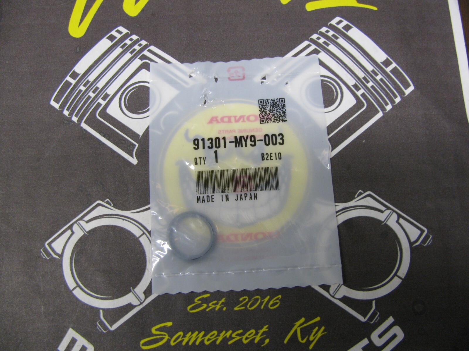 91301-MY9-003 O-RING (15X2.5) New OEM Honda Part Ships Same