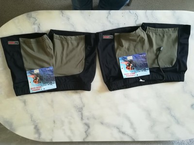 2 Badeshorts neu mit Etikett, schwarz-grün, 80% Micropolyester 20% Elasthan