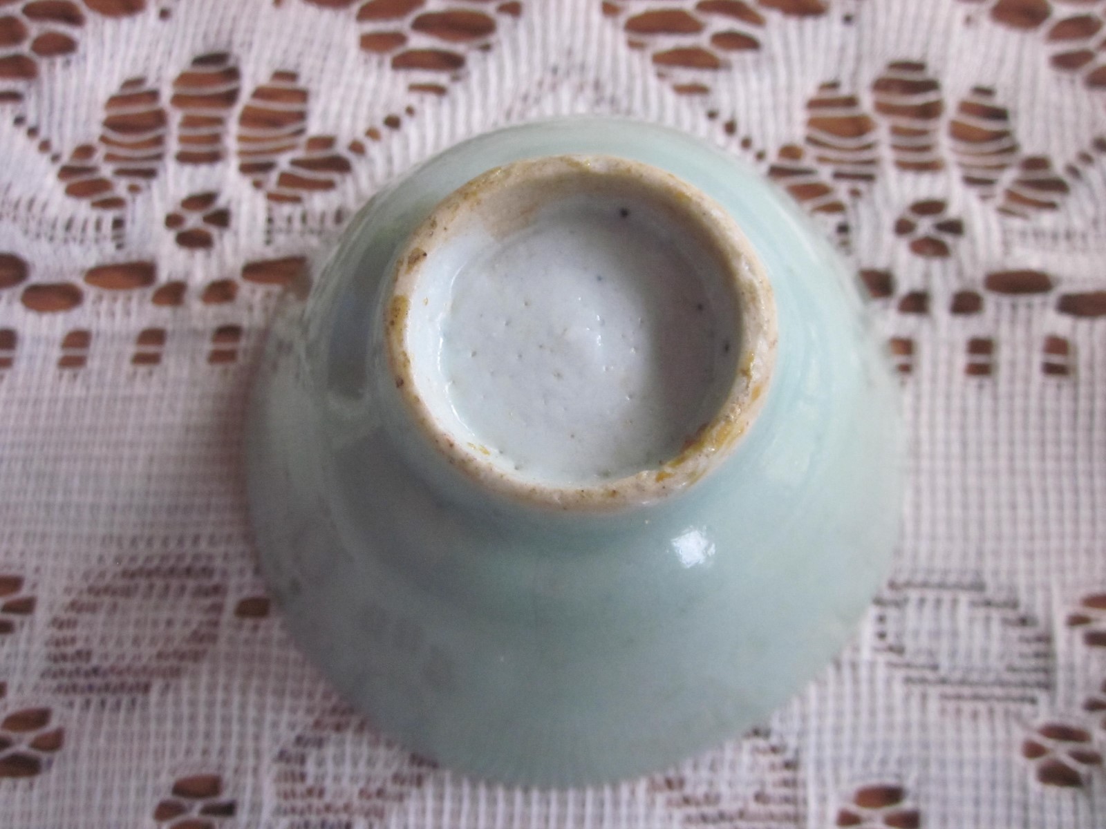 lAntique Chinese Export Porcelain  Small Tea Cup Bowl As Is