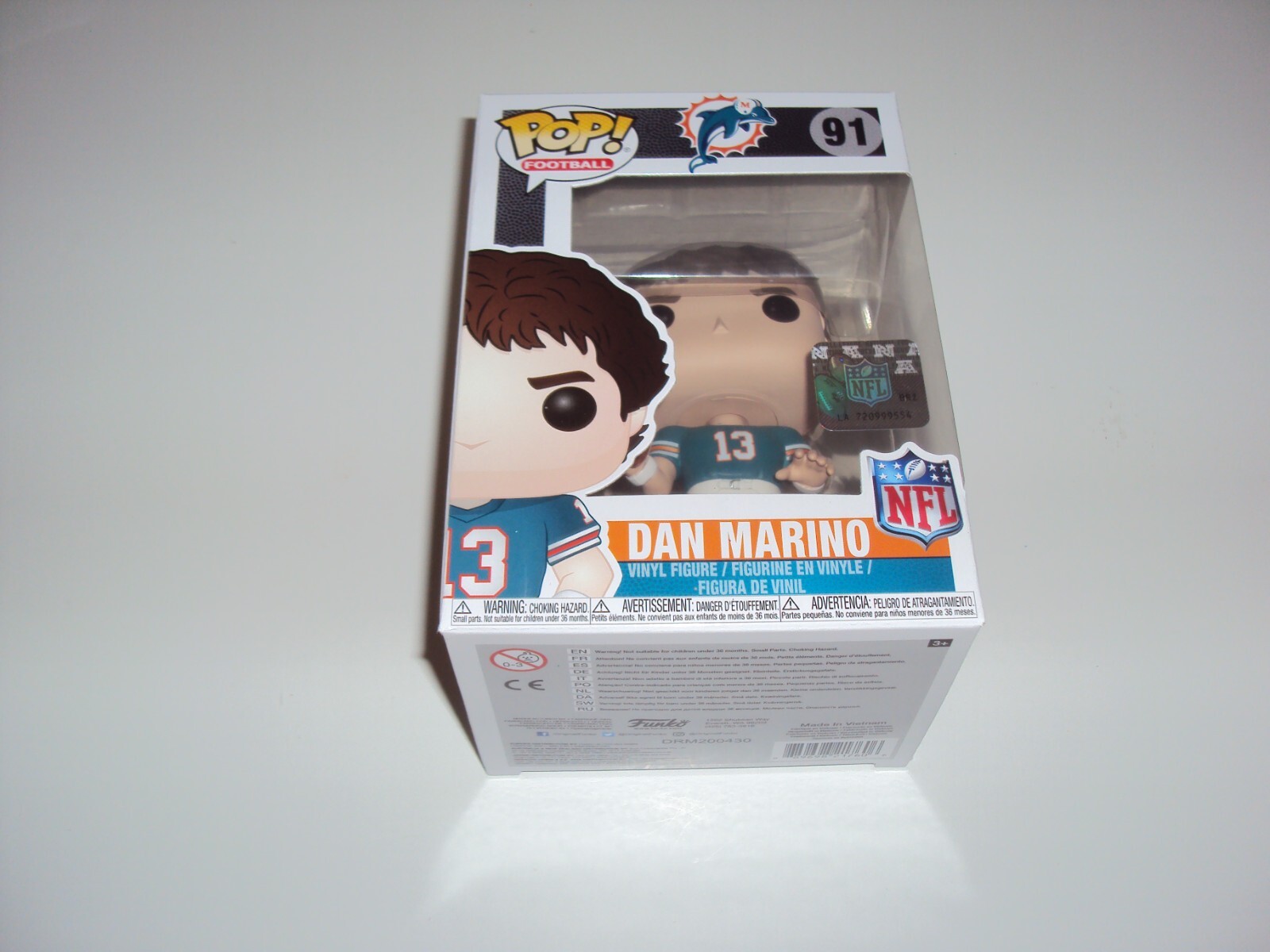 NFL Dan Marino #91 Miami Dolphins Legends Pop Vinyl Figure