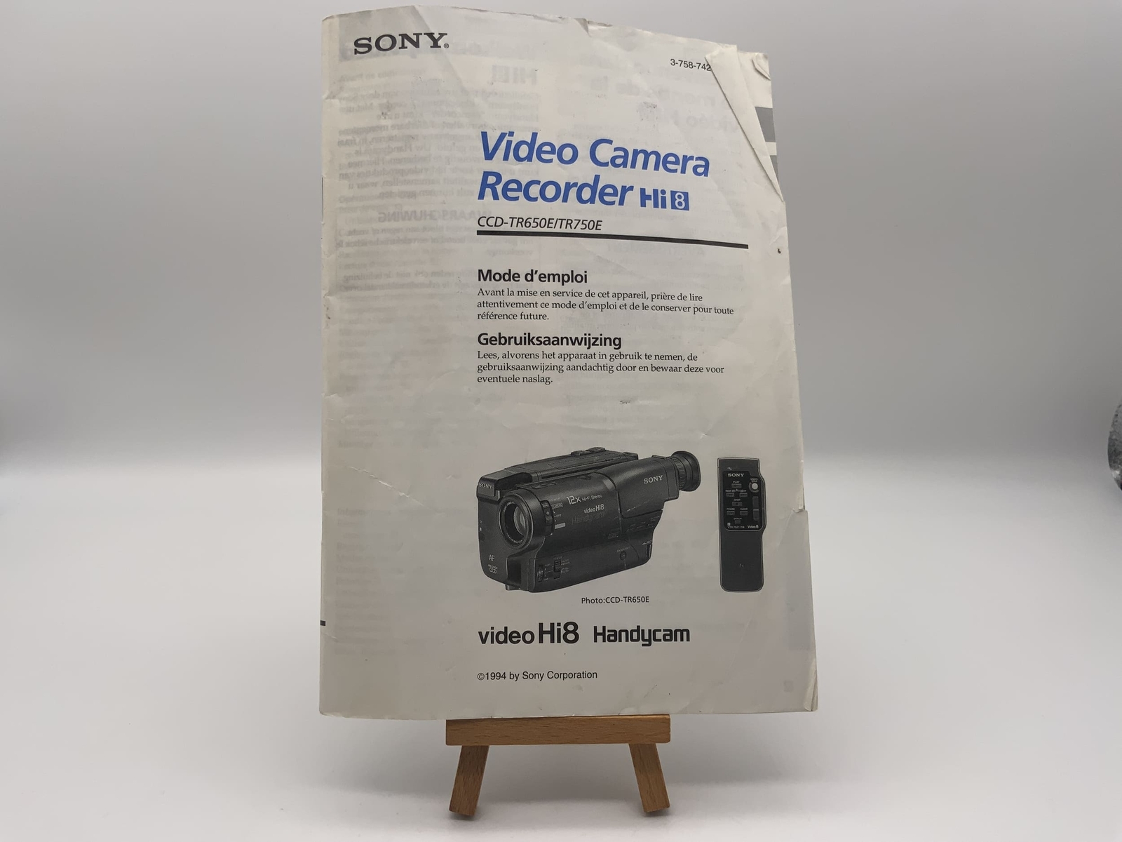 Sony Hi8 Video Camera Recorder Manual | eBay