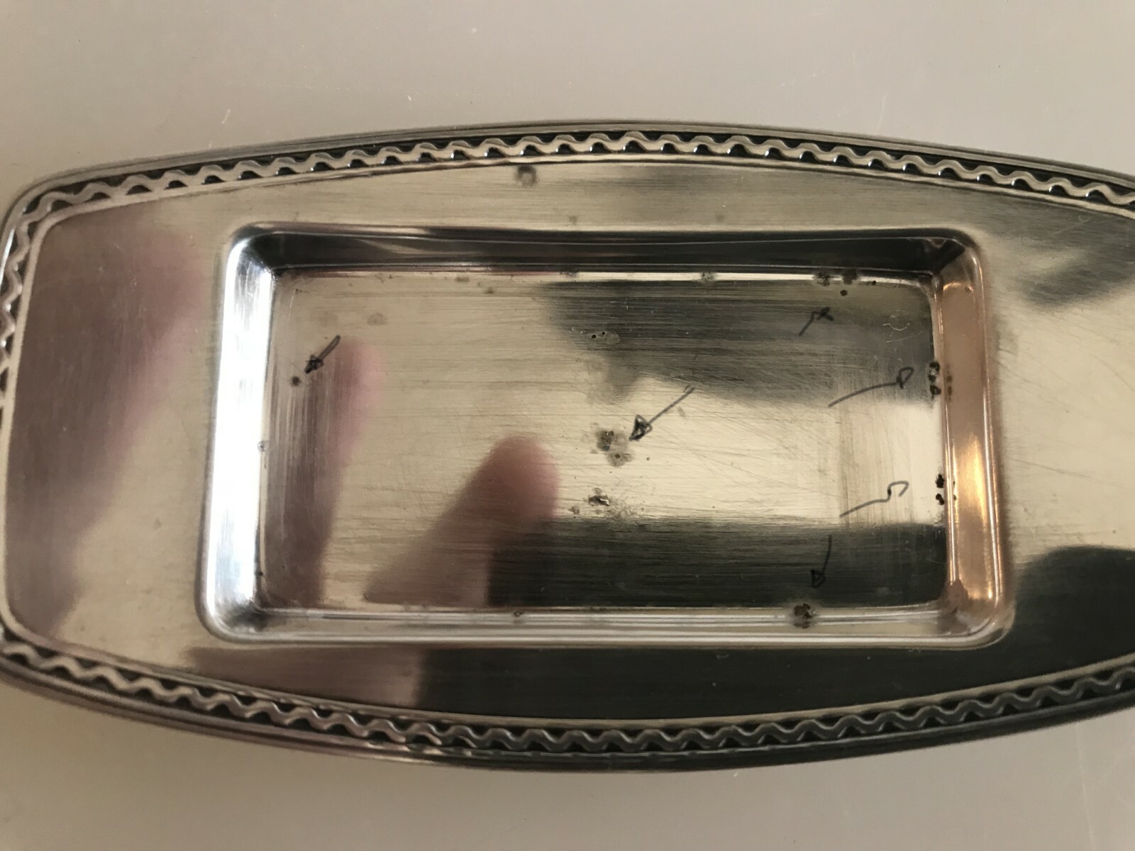 VINTAGE DAVID ANDERSEN NORWAY SALT PEPPER SHAKERS TRAY ONLY