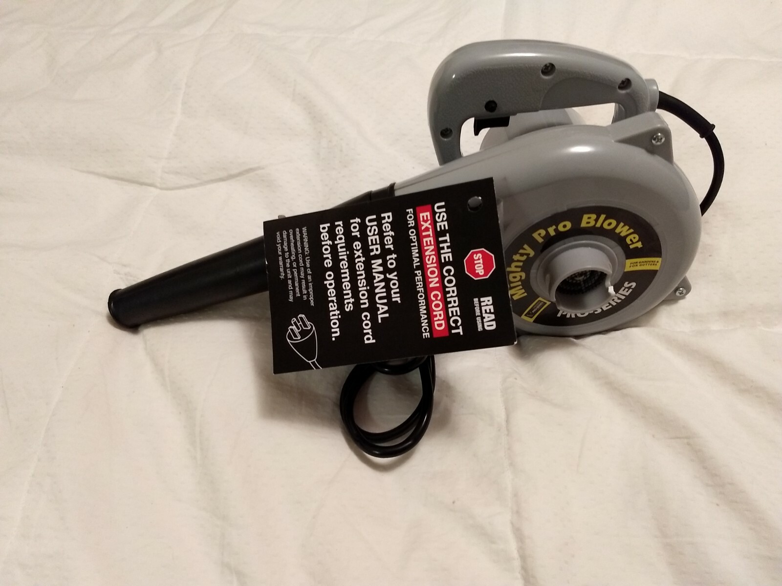 PRO SERIES 114 MPH 110 CFM Electric Mighty Pro Leaf Blower Lightweight Portable