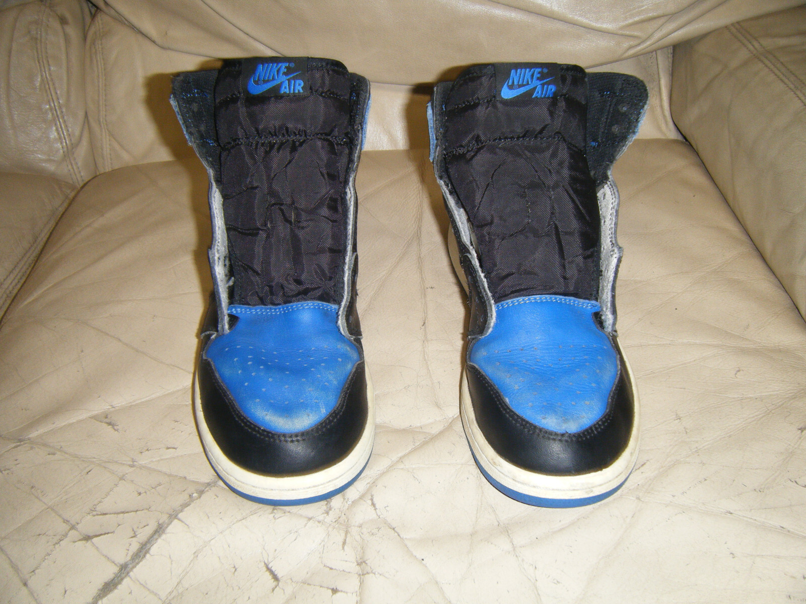 Nike Air Jordan 1 Retro 2017 Black Royal Blue Size 6.5Y | eBay