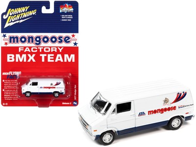 1977 Dodge Van White with Graphics ''Mongoose Factory BMX Team'' ''Pop Culture'' 202