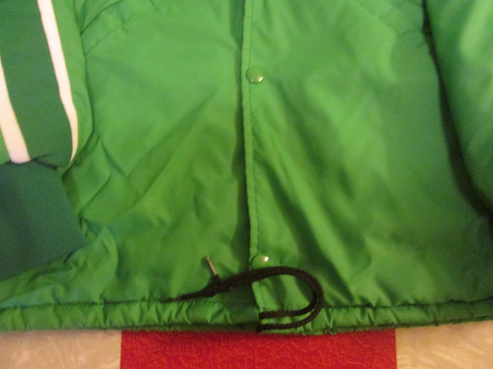 Vintage PAYMASTER Pioneer Seed Quilted Nylon Jacket Men's Large L Button Up