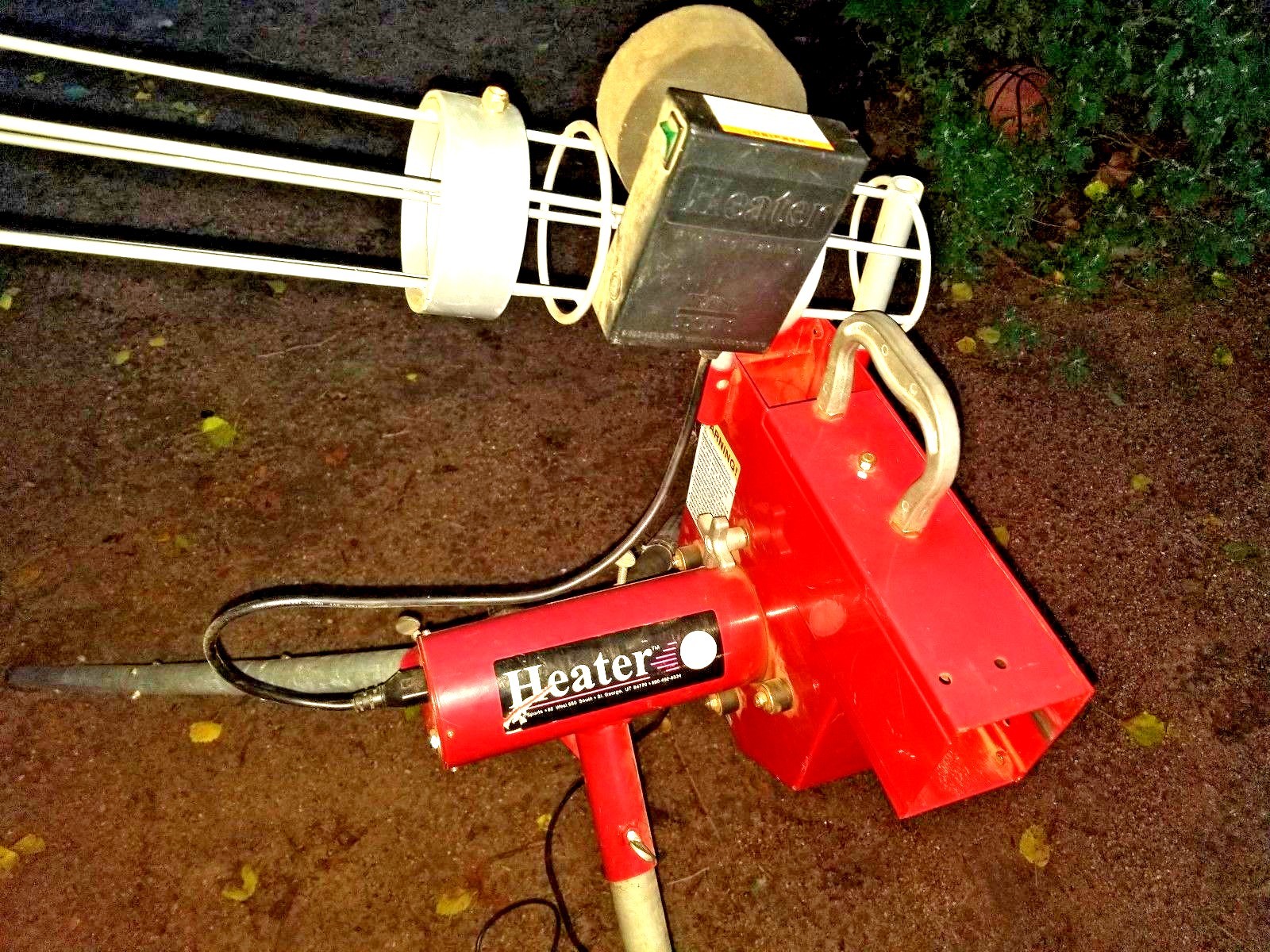 Used Heater Baseball Pitching Machine with Automatic Ball Feeder