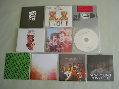 NEW YOUNG PONY CLUB job lot of 10 CD/promo DVD/CDs NYPC Get Lucky Ice Cream