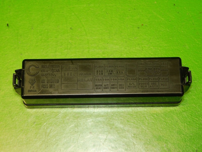 14-17 Infiniti QX50 OEM under hood engine fuse relay box lid cover panel