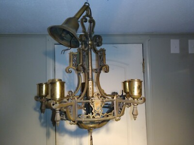 3 arm chandelier Solid Brass Ceiling Light Chandelier Bayonet mountings