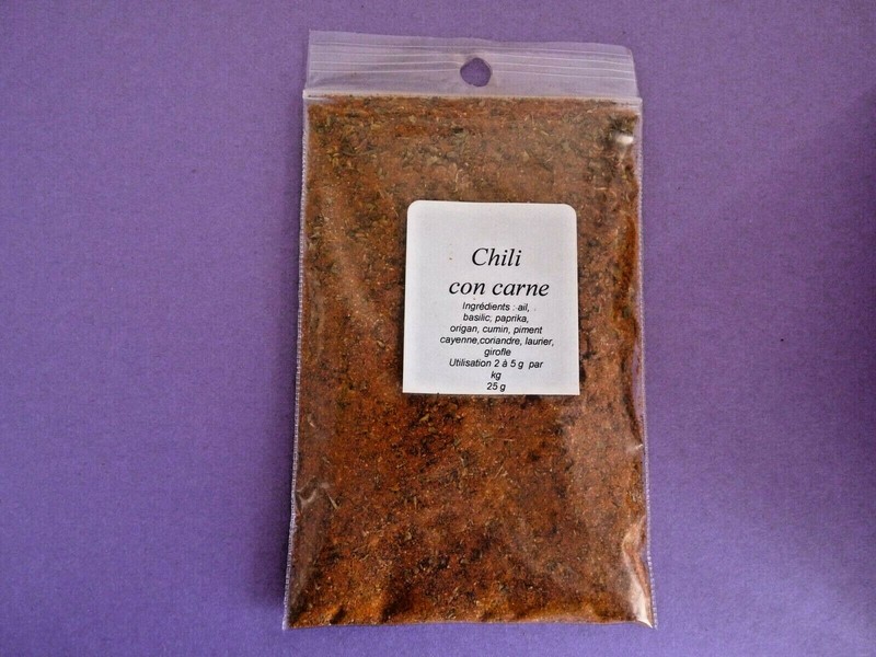 Epices Pour Chili Con Carne 25 G 