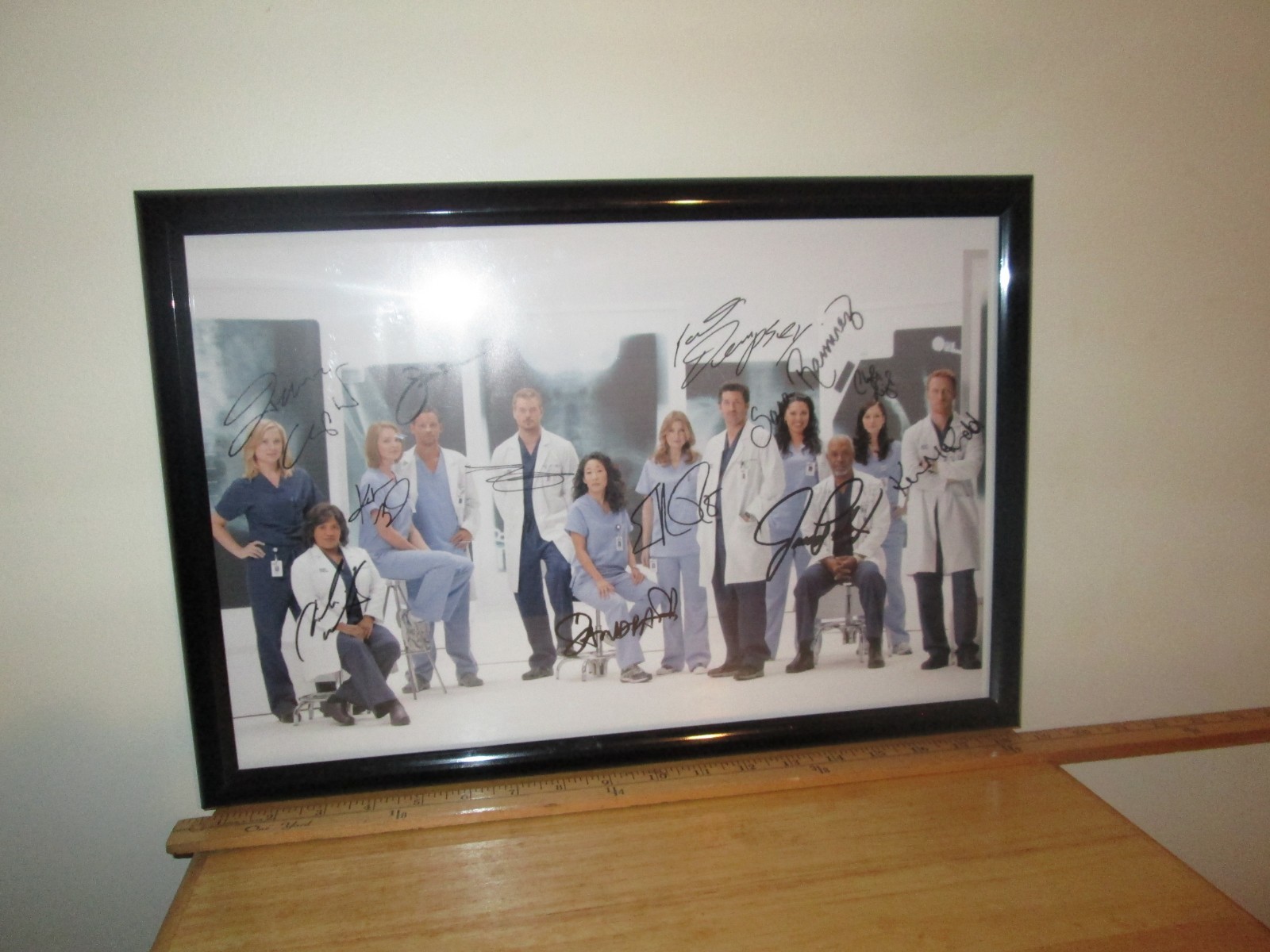 Greys Anatomy Autographed Picture Large 11