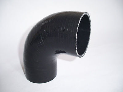 5-PLY 3 to 4'' 90° DEGREE 7'' by 7'' length Intercooler/Turbo Silicone Coupler Hose