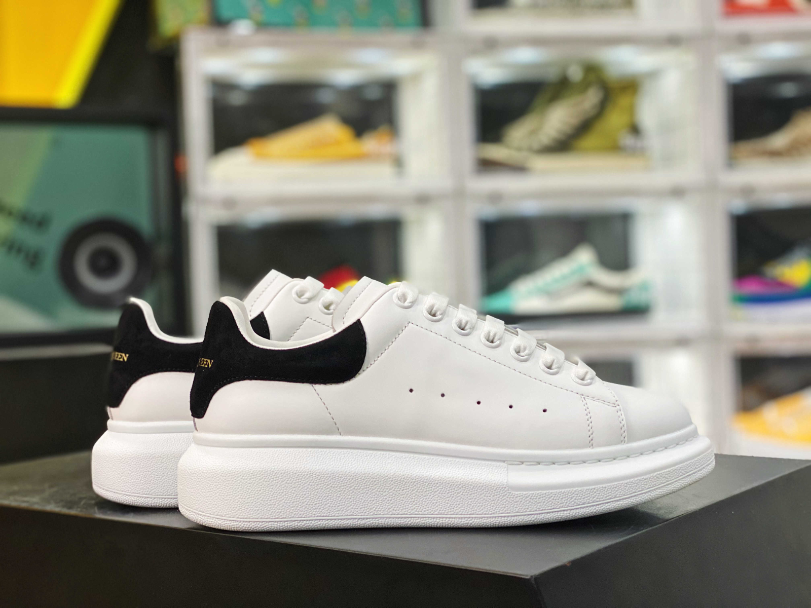 Alexander McQueen sneakers "WHGP7 9001" men's white shoes