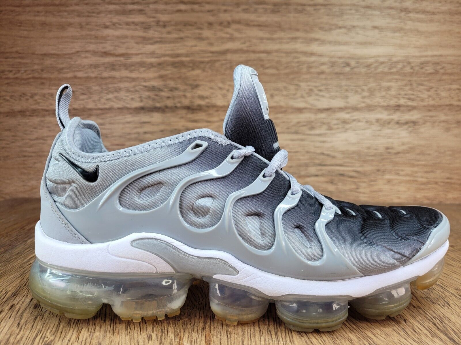 Nike Men's Air VaporMax Plus Running Shoes Wolf Gray White 924453-007 Lot Size 8 | eBay Nike Men's Air VaporMax Plus Running Shoes Wolf Gray White 924453-007 Lot Size 8 | eBay