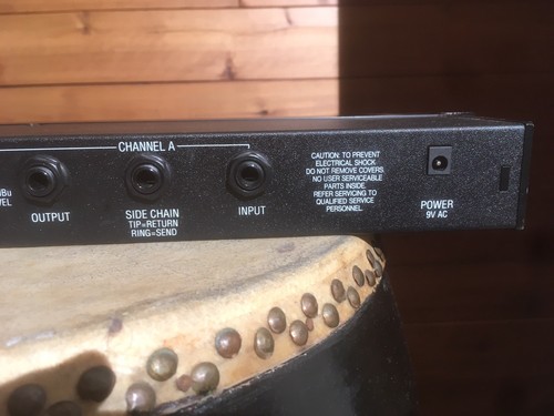 Alesis RMS/Peak Dual Channel Compressor Limiter With Gate Power Cord Included!