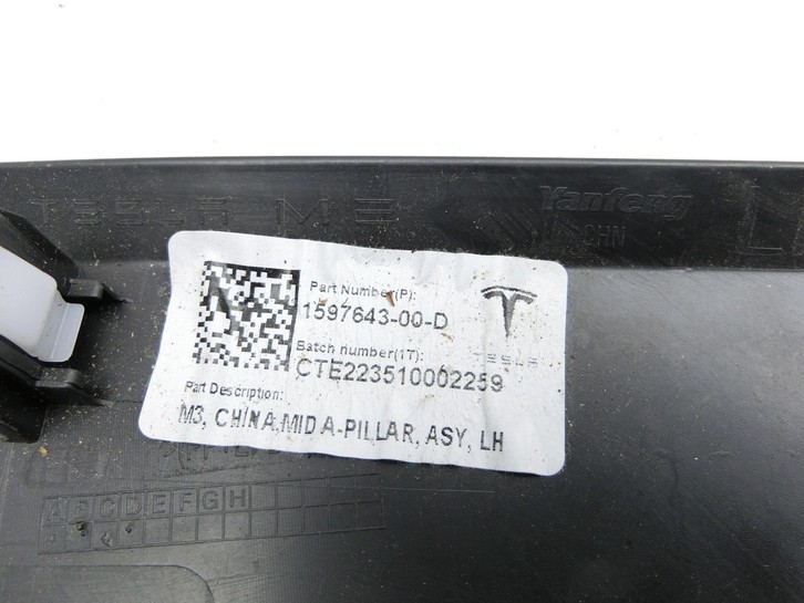 Tesla Model 3 Perf 20-23 Verkleidung A-Säule Abdeckung Blende Links PMNG Tesla Model 3 Perf 20-23 18.04.2023... Vorschau 4