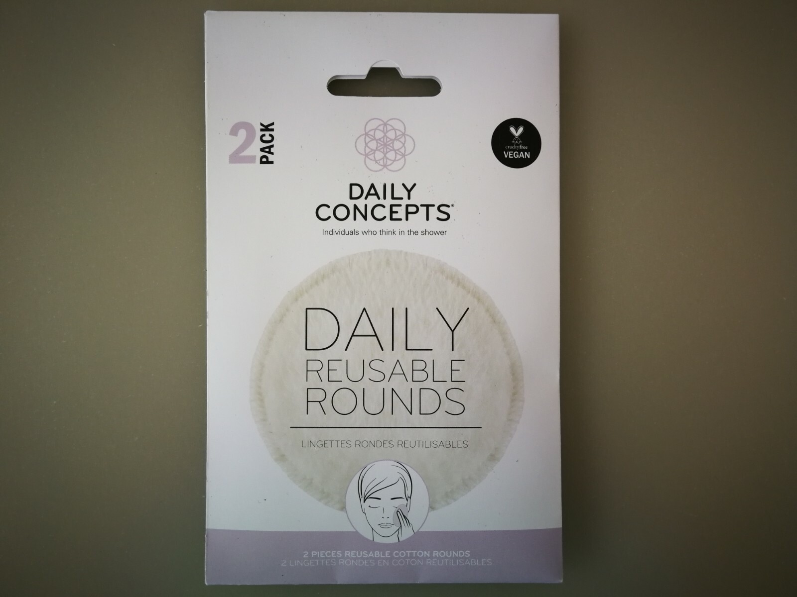 🦋 DAILY CONCEPTS REUSABLE ROUNDS / PADS 2er PACK - NEU + OVP 6,95 € 🦋