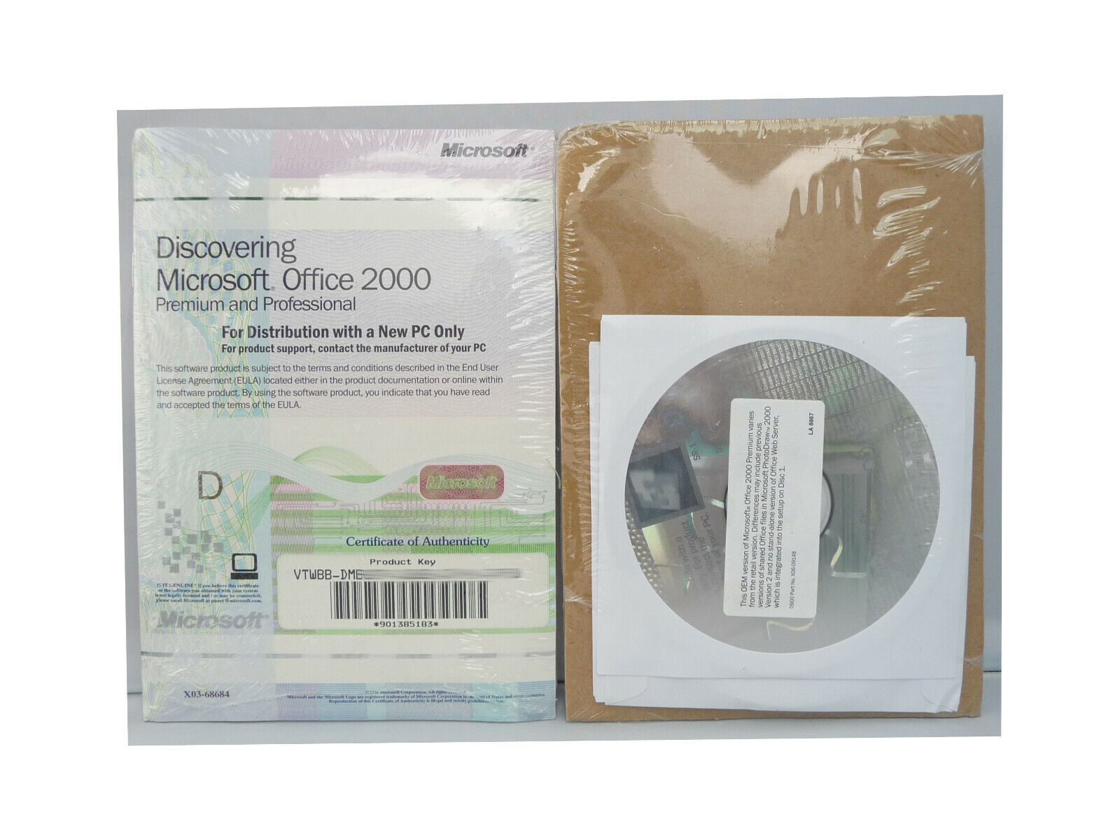 Microsoft Office 2000 Premium - Englisch - OEM -NEU- mit Frontpage,  Photodraw