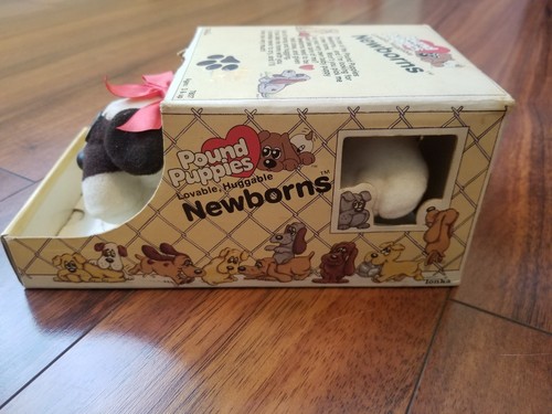 BRAND NEW VTG 1985 TONKA POUND PUPPY NEWBORN LIGHT/DARK BROWN 7807 TONKA 834317