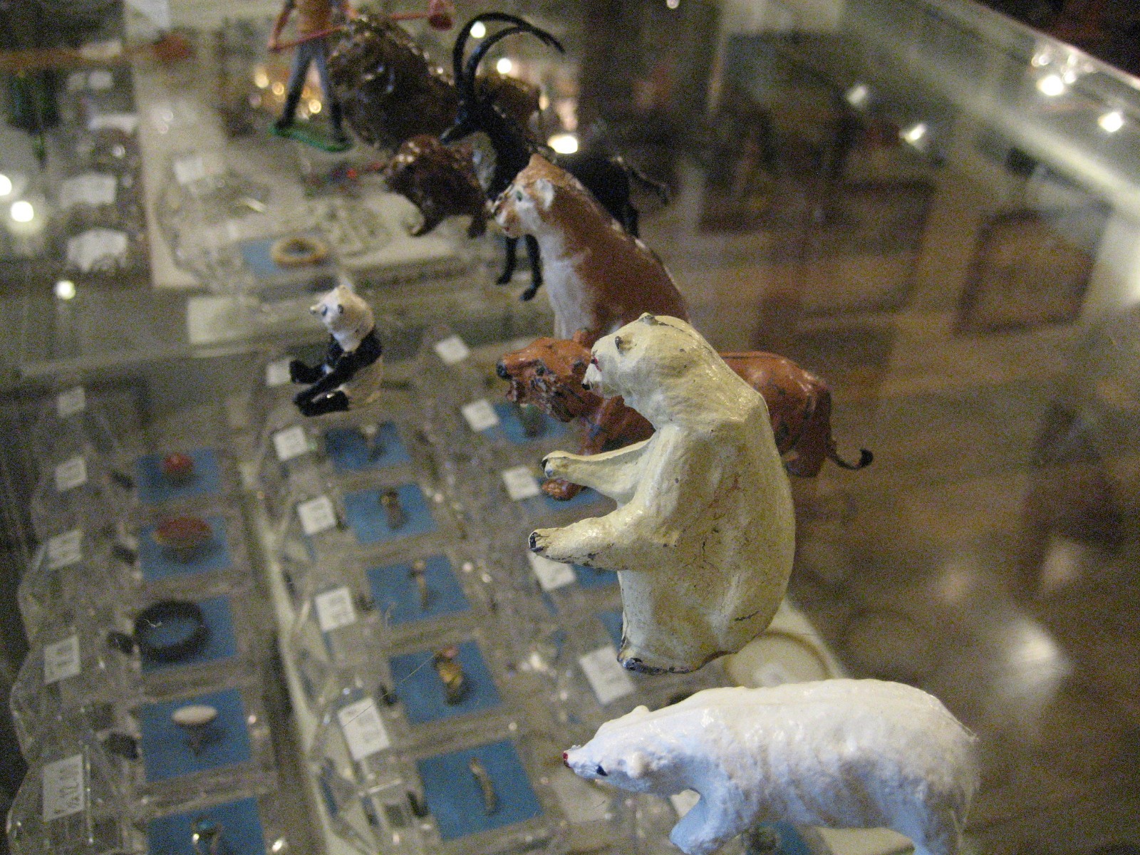Vintage 54mm Zoo Figurines - 9 Pieces