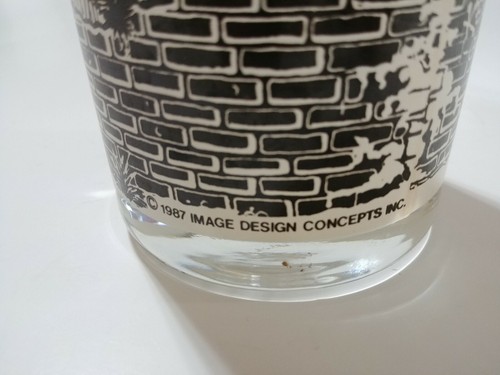 Dr Who Vintage Color Changing Drinking Glass 1987