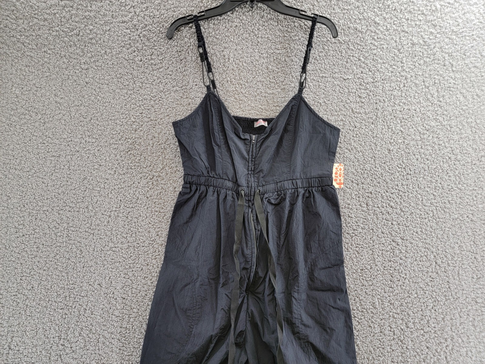 Free People Movement Down To Earth One-Piece Jumpsuit Women's S Black Sleeveless - Picture 3 of 17