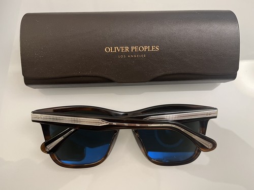 Pre-owned Oliver Peoples Lynes Polarized Sun Tuscany Tortoise /g-15 Polar Msrp $684 Rare In Gray