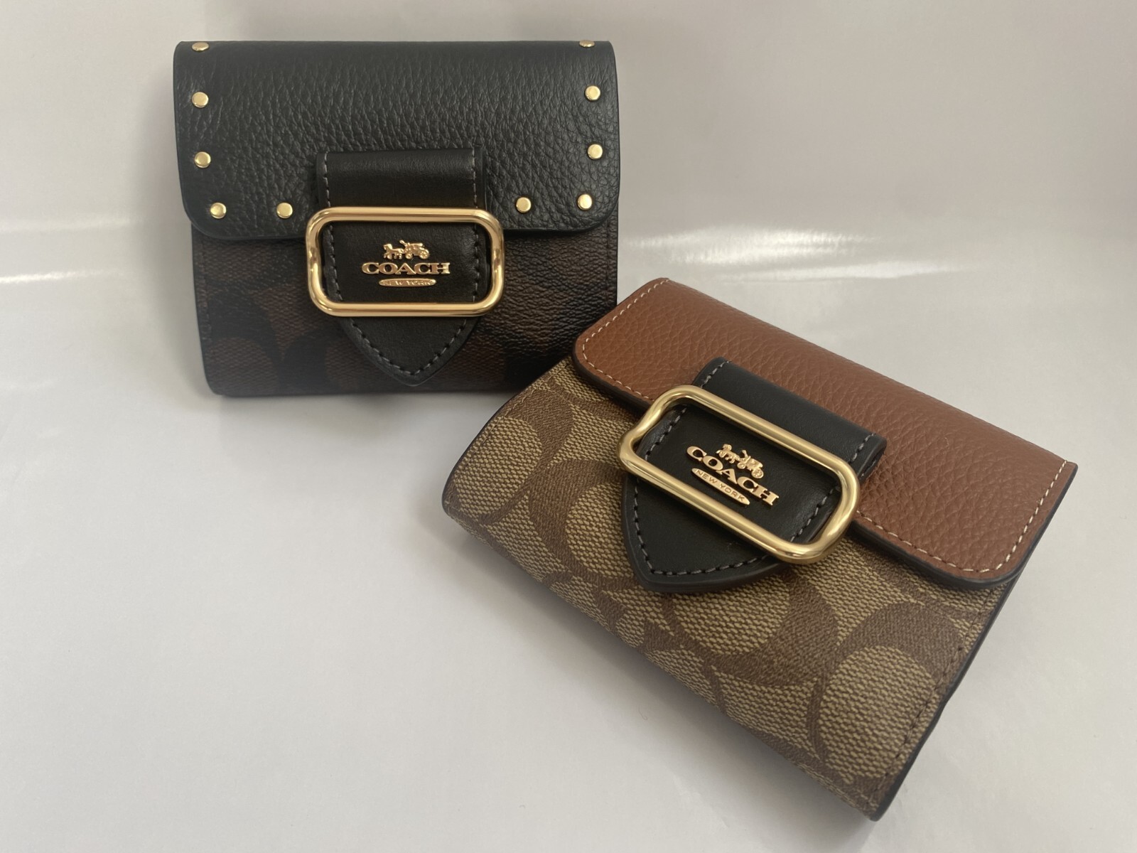 ☆セール☆Coach(コーチ) Small Morgan Wallet IME7V NWT Coach Small Morgan Wallet In Colorblock Signature Canvas