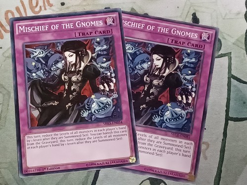 Yu-Gi-Oh! TCG 2xMischief of the Gnomes Machine Reactor Structure Deck SR03-EN034