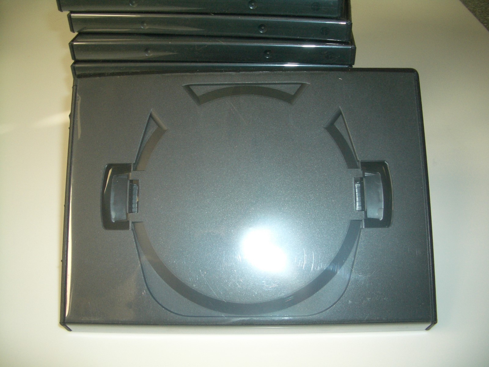 Stack of 15 STANDARD Black Triple 3 Disc Discs DVD Cases Stackable