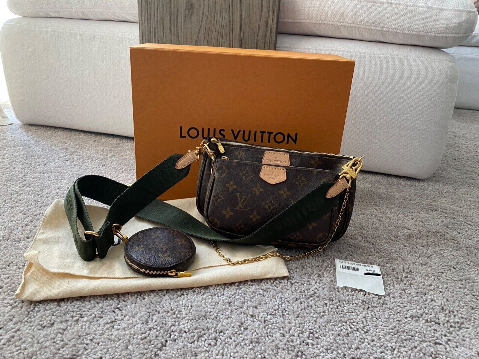Louis Vuitton Multi Pochette Accessoires Shoulder Bag Brown Louis Vuitton Multi Pochette Accessoires Shoulder Bag Brown
