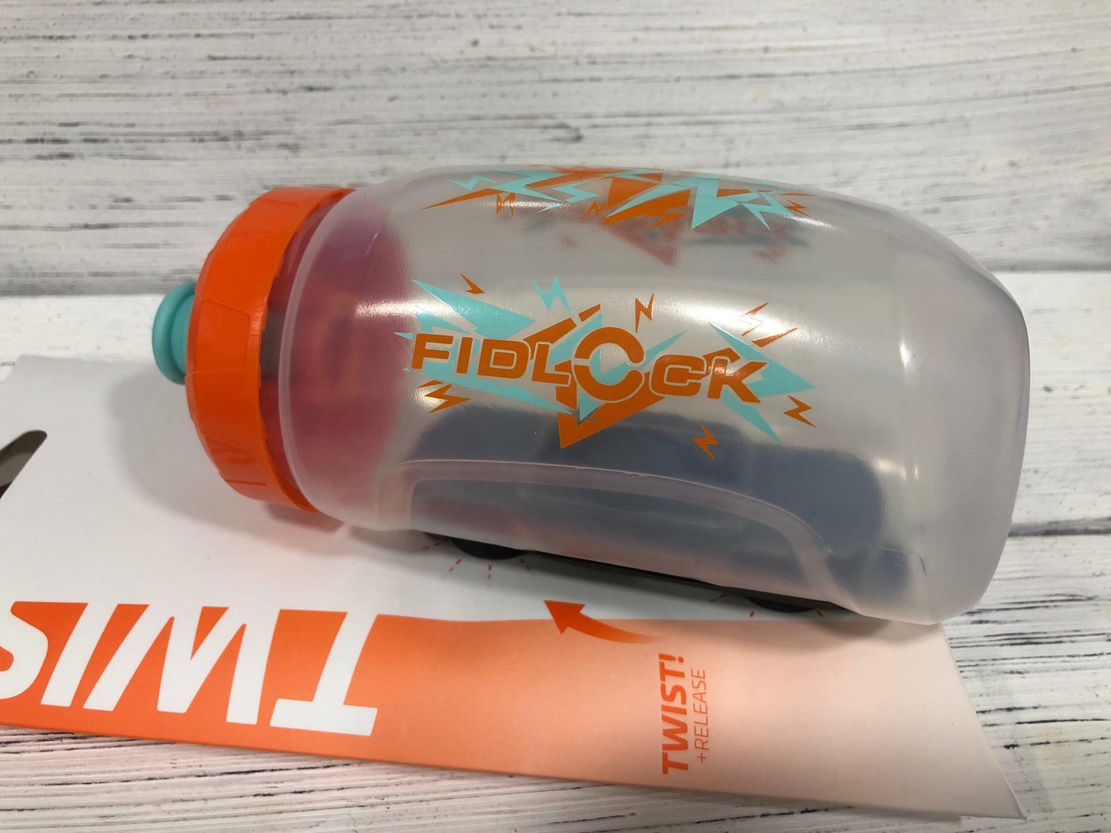 Fidlock 450ml Twist Bottle 450 With Base Mount (Kids Orange
