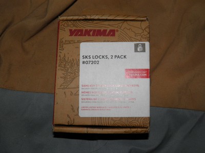 2 Keys Control Key Bicycle Car Rack #07204 Yakima SKS 4-Pack Lock Cores