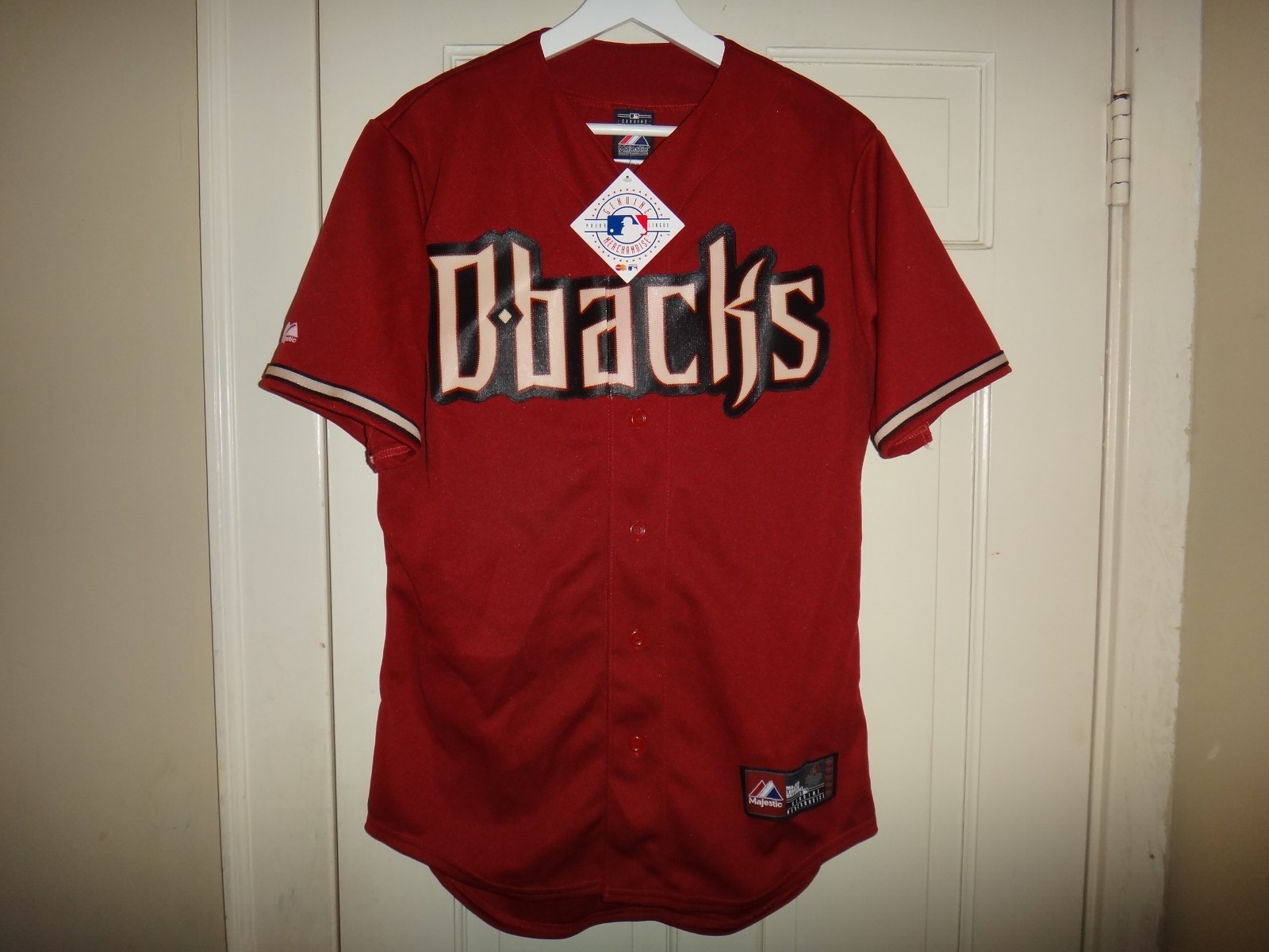 NWT Men's Majestic Arizona Diamondbacks Red Baseball Jersey