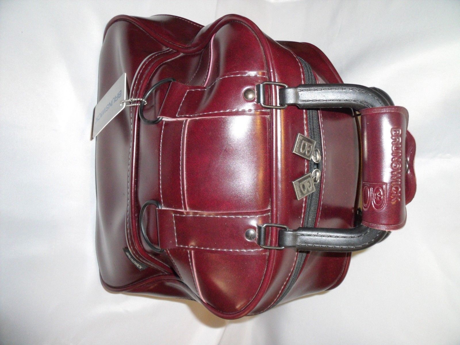 Vintage Bowling Ball and Bag- *Un-drilled! 16 lb. Brunswick Pro Triple Crown