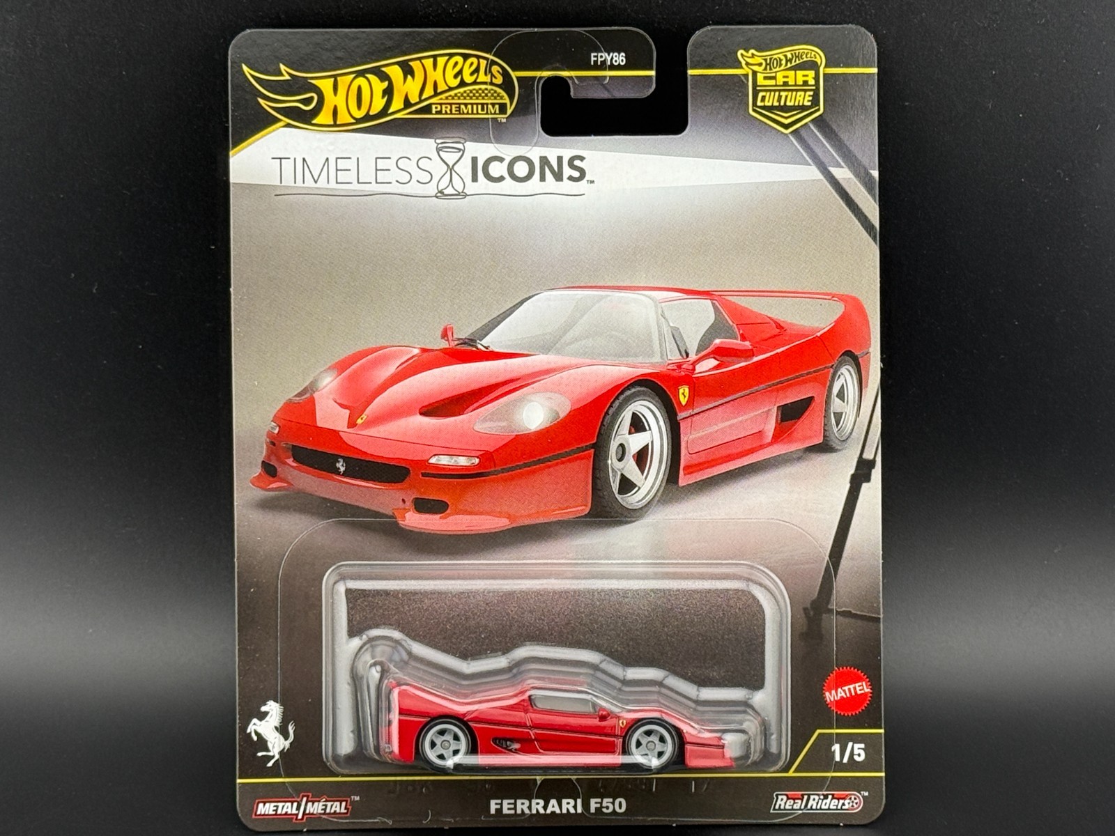 ホットウィール タイムレス アイコンズ フェラーリ F50 10台セット Hot