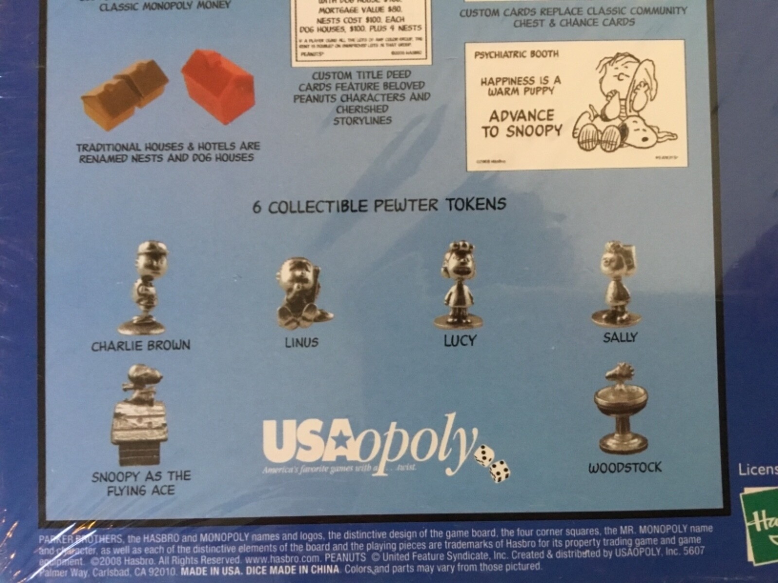 Monopoly, Peanuts,, Collectors Edition, New factory sealed