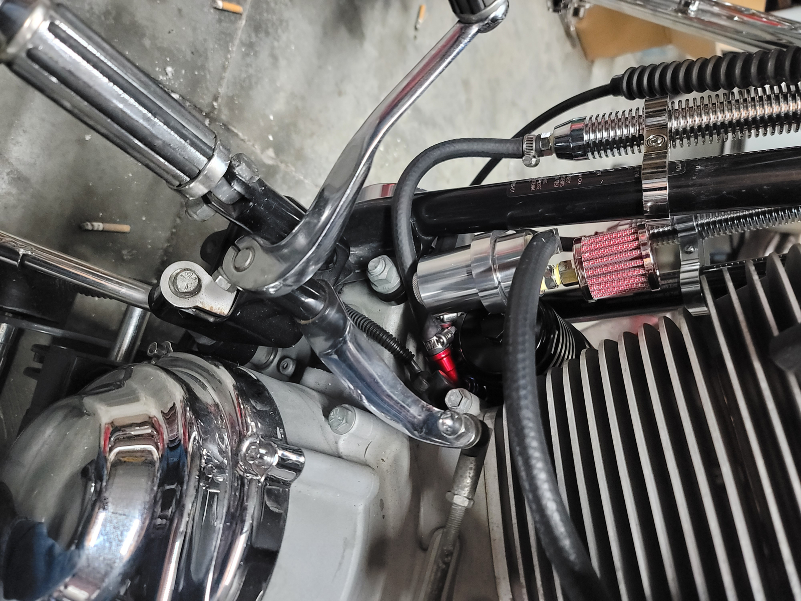 Polished Engine Breather Oil Collector fits Harley Davidson eBay