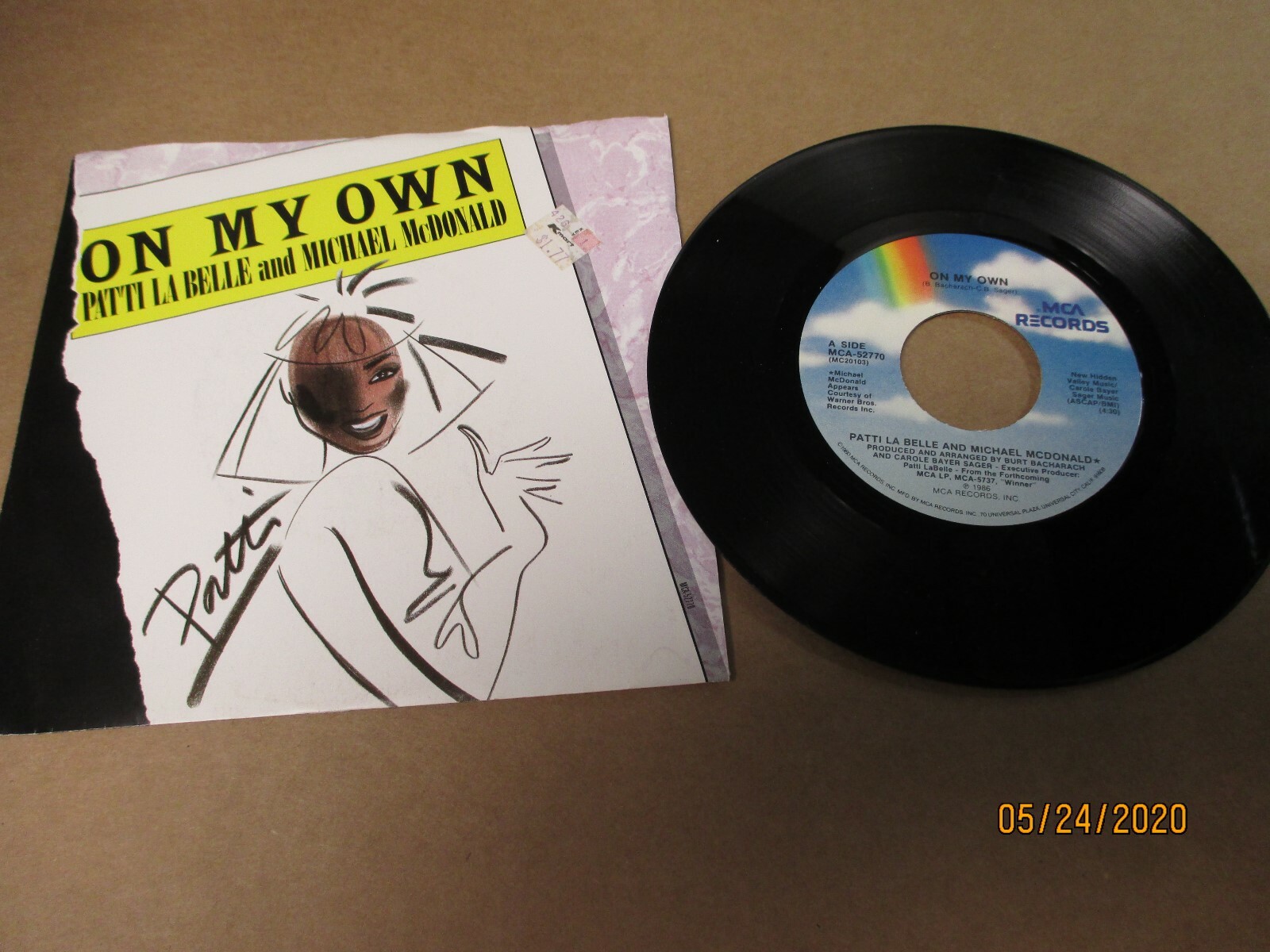 PATTI LaBELLE & MICHAEL McDONALD, ON MY OWN, 12