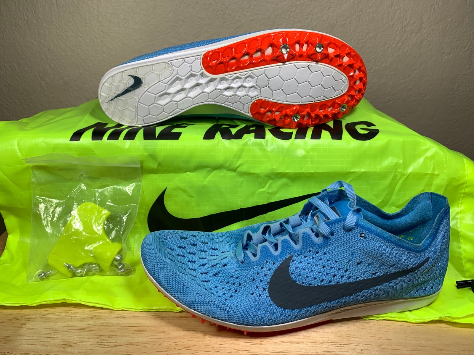 【未使用】NIKE zoom MATUMBO3 27.5 Nike Zoom Matumbo 3 Mens Track & Field Shoes SZ 6.5 Blue