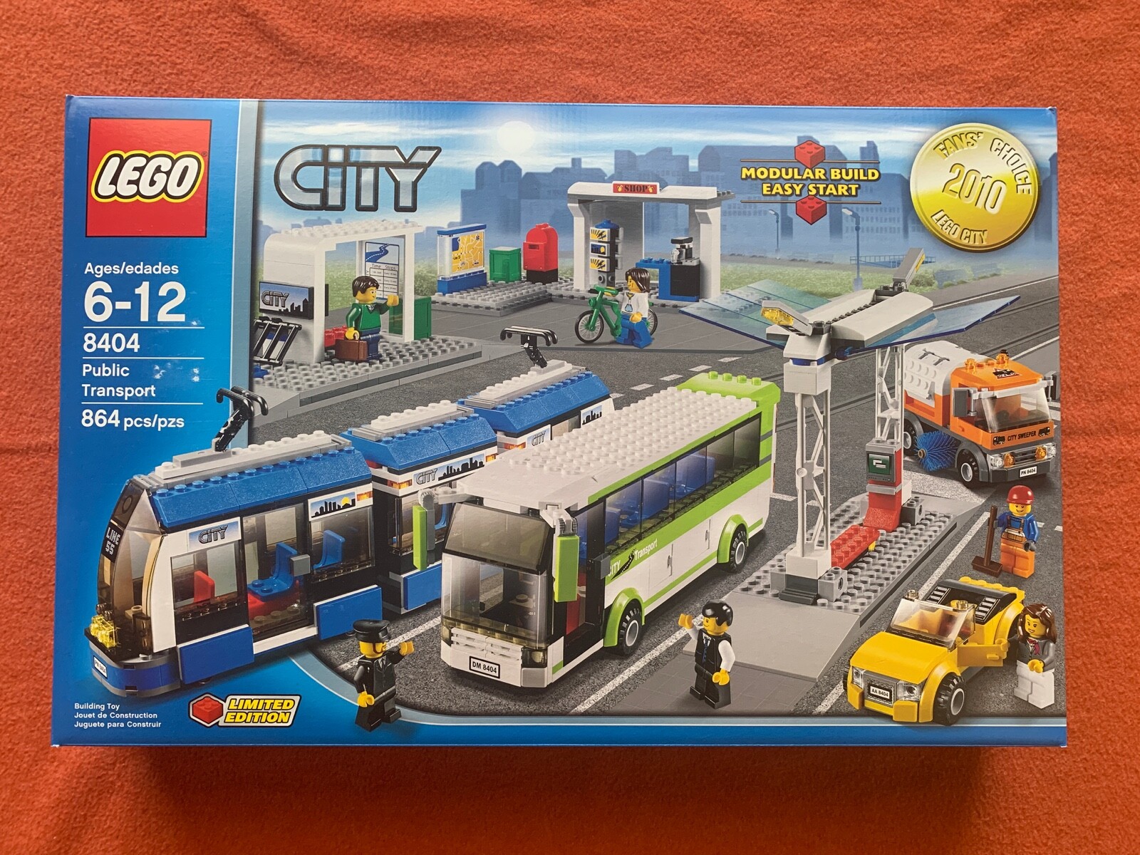 lego city public transport station 8404