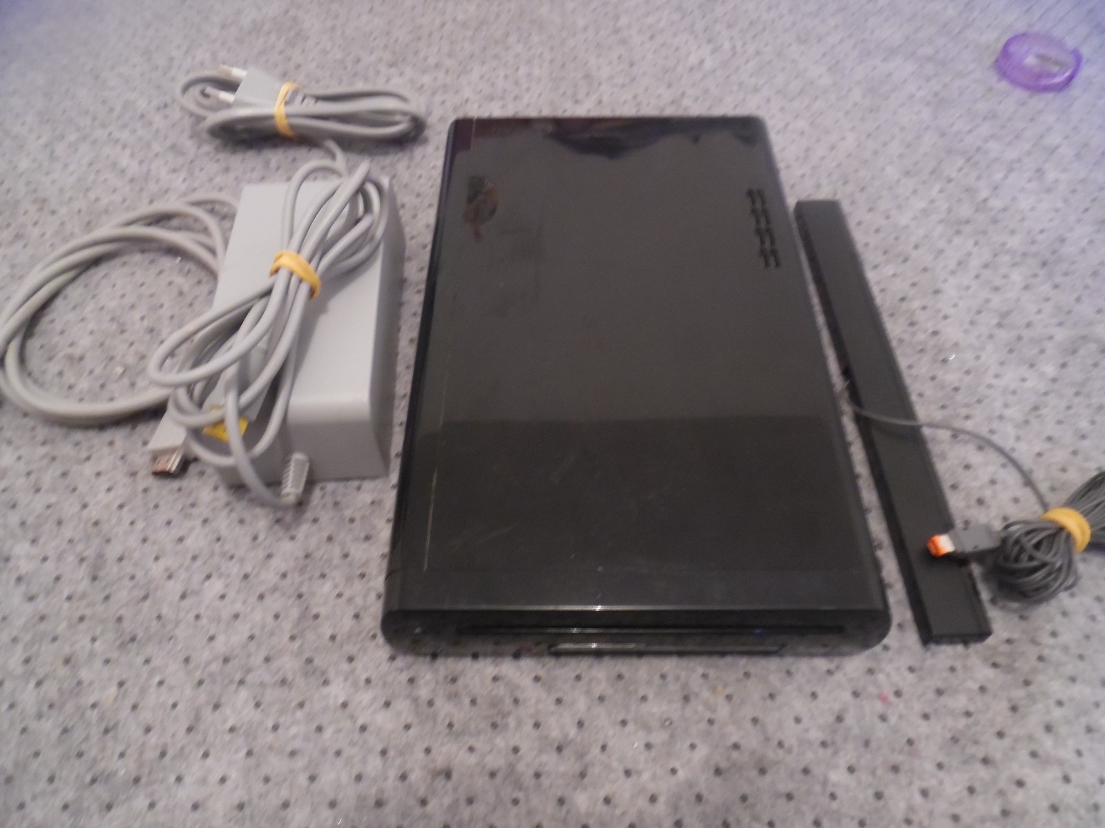 Image Console Wii U d'origine Nintendo Noir 32 GB Image Console Wii U d'origine Nintendo Noir 32 GB