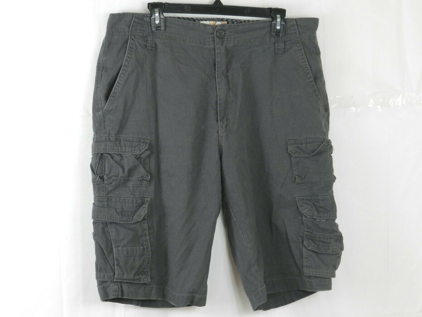 OP Gray Cargo Shorts Mens Size 36 | eBay